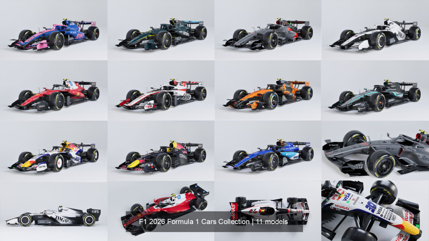 F1 2026 3D models Collection – Assetto Corsa Mods