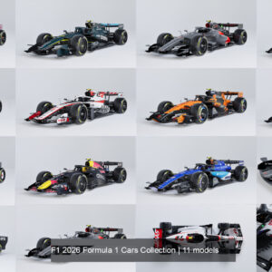 F1 2026 3D models Collection